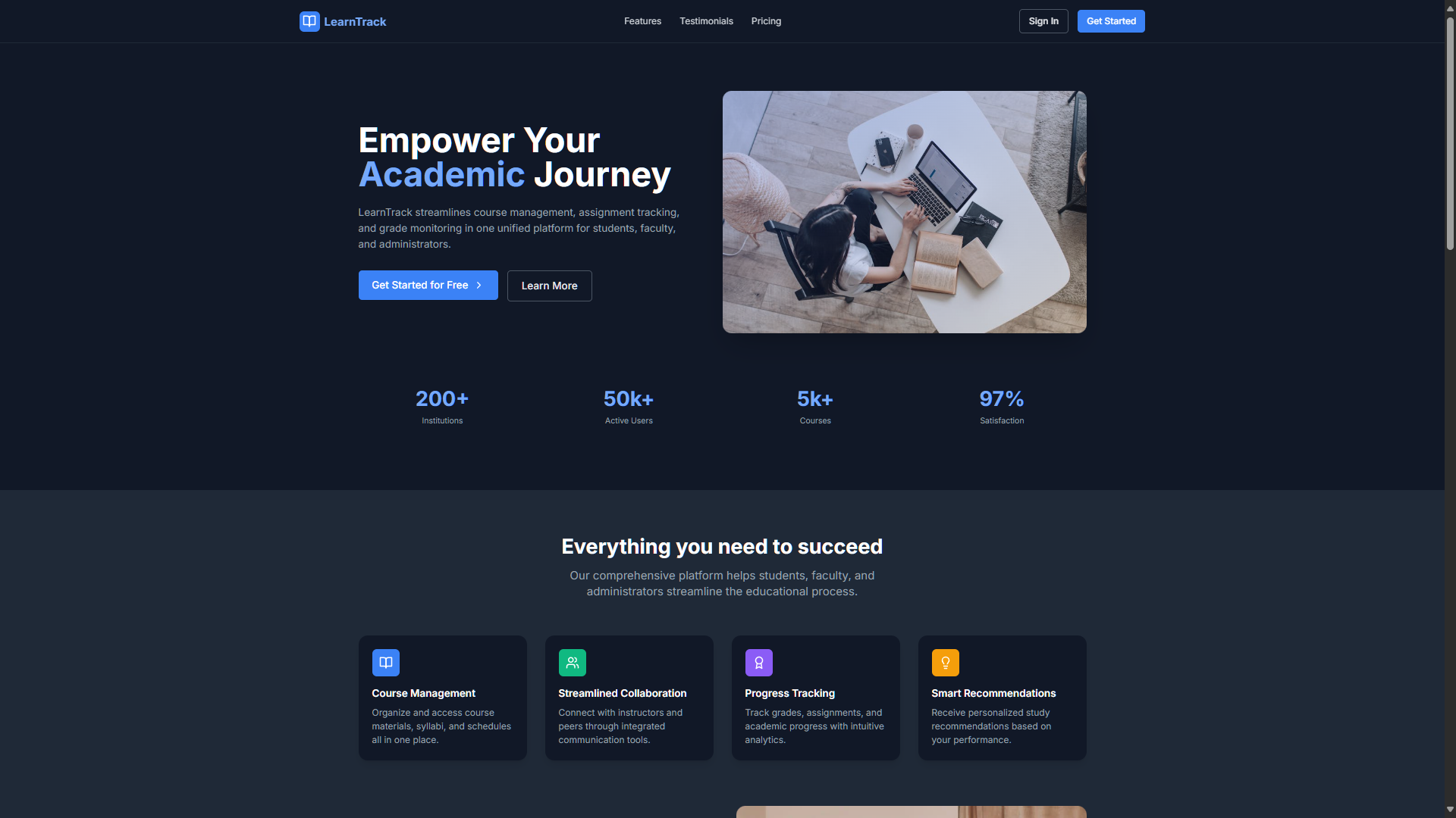Landing Page