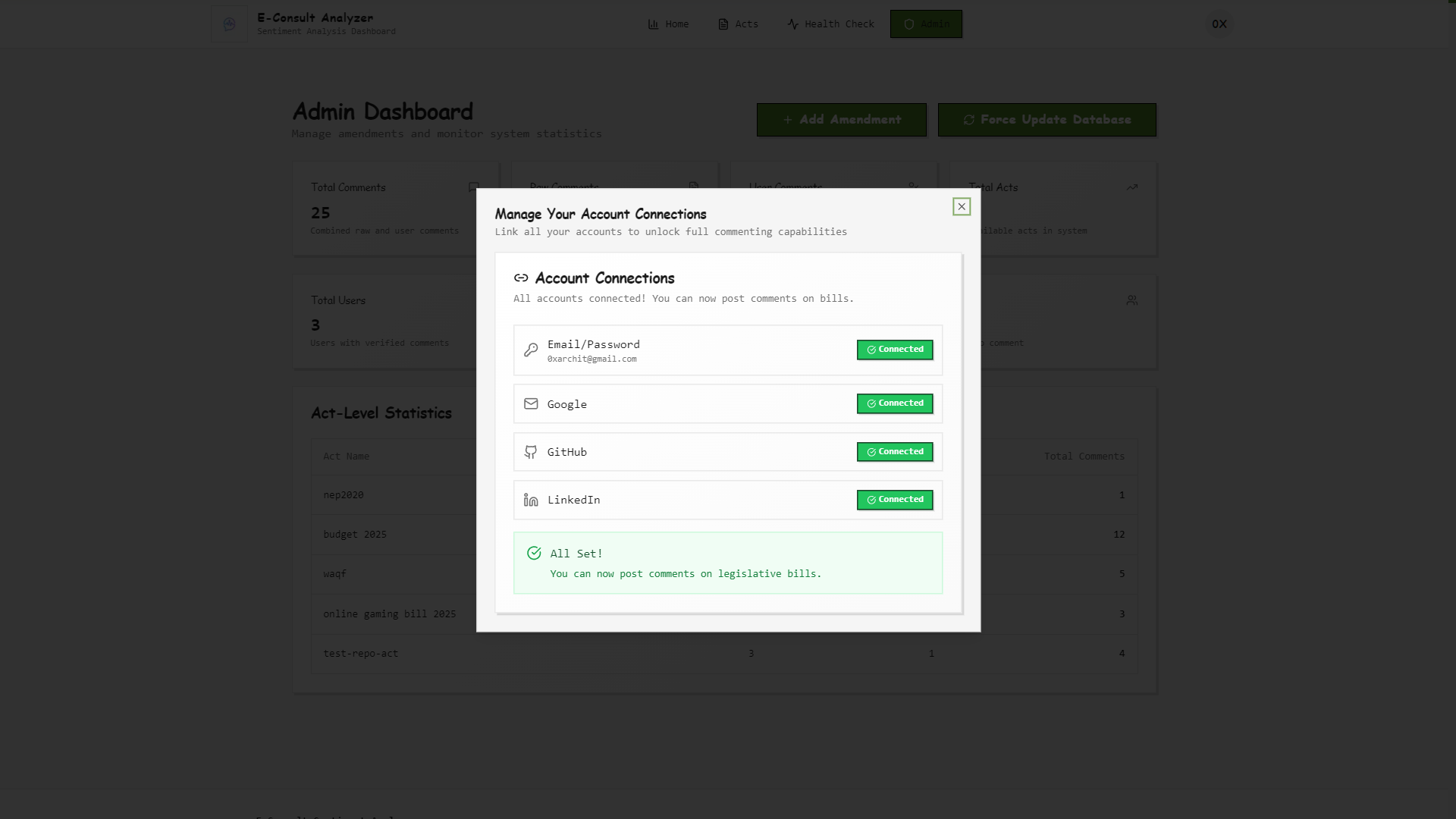 Account Verification